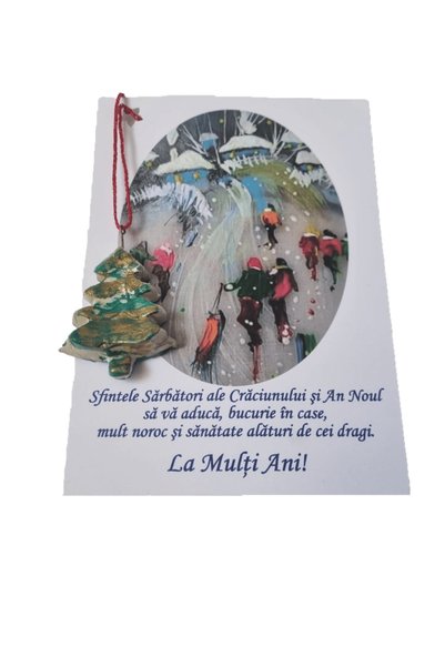 Marc Christmas with fir tree
