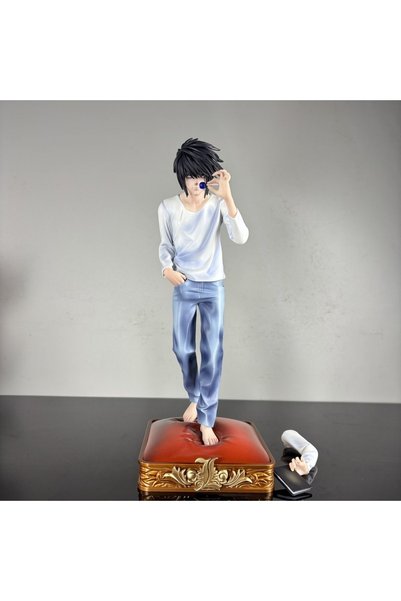 BANDAI L Lawliet 【C4 STUDIO】30cm/11.81 Inch Anime DEATH NOTE L Lawliet GK Fig...