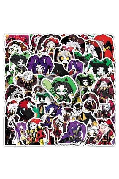 BANDAI 50PCS 50PCS The Freak Circus Horror Game Graffiti Stickers Decoration ...