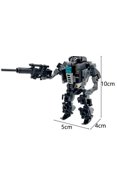 Choice Paper manual Without Minifigure MOC Manned Armored Tactical Robot Buil...