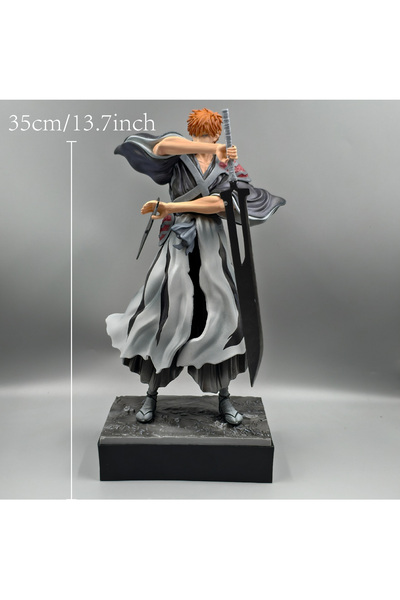 BANDAI Kurosaki Ichigo 35cm 13.7 inch Anime Kurosaki Ichigo Action Figures Pv...