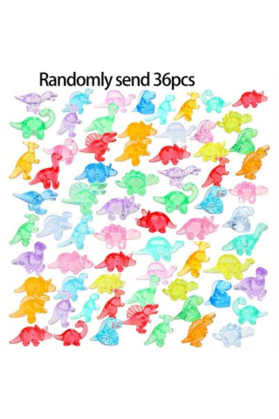 Choice 36pcs Mini Dinosaur Figurines 12 Styles Tiny Resin Animals Vase Filler...