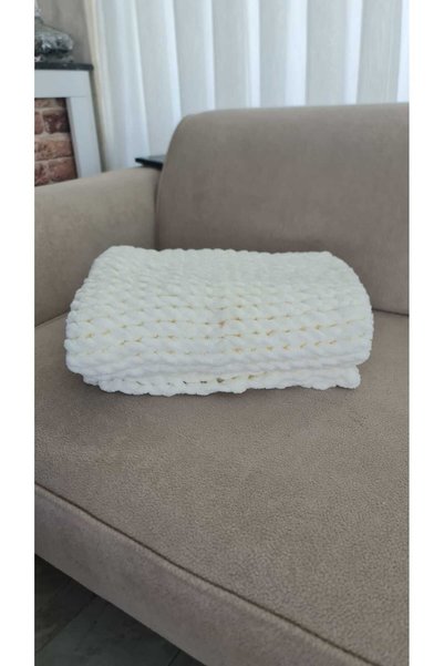 El Örgüsü alize Puffy koltuk ve yatak örtüsü Bebek Battaniyesi 150×100cm