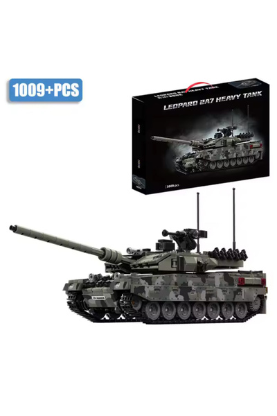 Choice With box 1007pcs Military Series Building Blocks Model War Leopard 2A7...