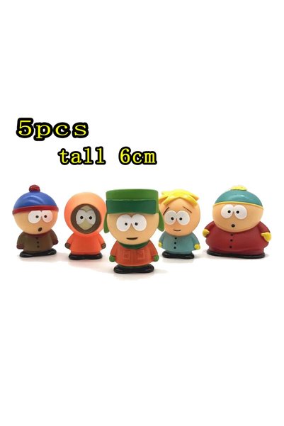BANDAI generation 1 5pcs/Lot PVC Southern Park Action Figure Toys Popular Mod...