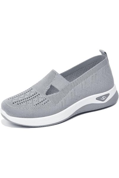 Generic HAOLIHAO Women's Breathable Woven Walking Shoes with Arch Support,Sli...