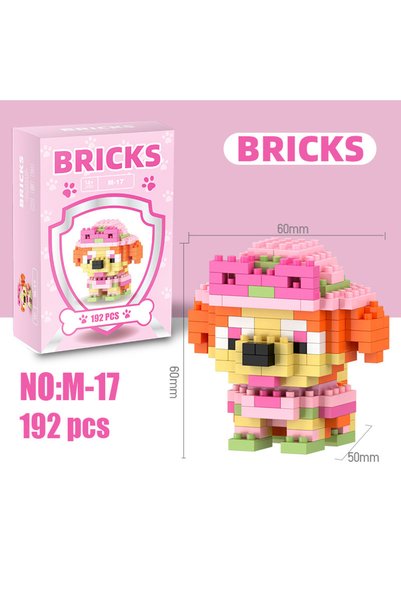 Choice M17 6cm high particle building blocks assembly toys mini desktop ornam...