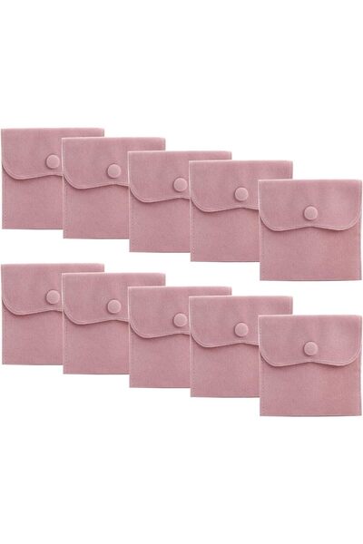 Generic Pack of 10 Velvet Jewelry Pouch Storage Bags Portable Jewelry Gift Ba...