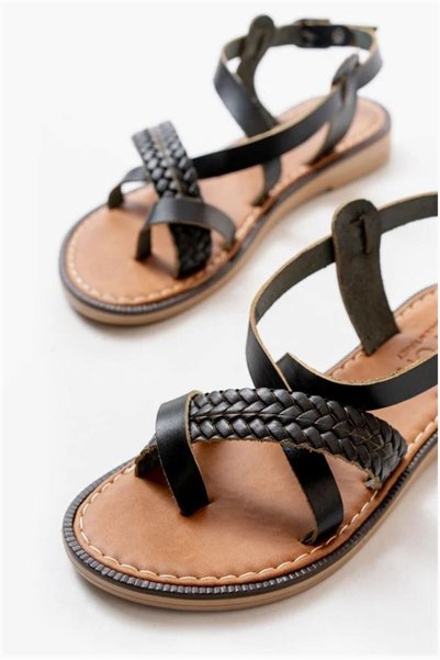 Şeker Portakalım Women's Summer Genuine Light Leather Breathable Orthopedic S...