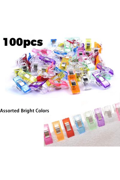 Choice 100pcs 30/50/55/100 Sewing Fabric Clips, Replacement for Straight Pins...