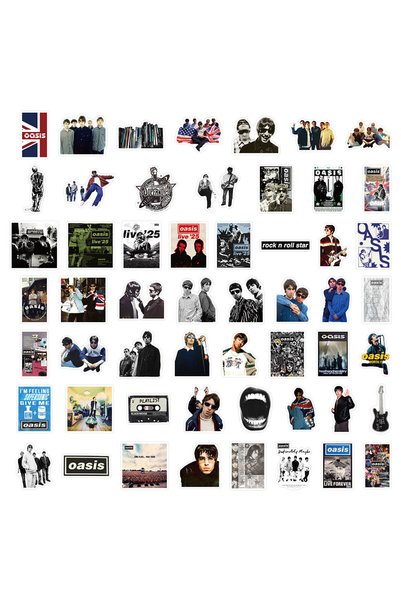 Choice 54 قطعة ملصقات فرقة أواسيس (53/54 قطعة) لمحبي الموسيقى وديكور حافظة ال...