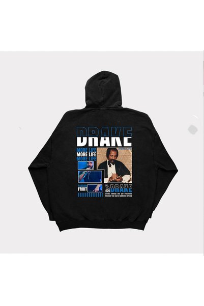 PANDORICA Hanorac unisex cu glugă și imprimeu DRAKE