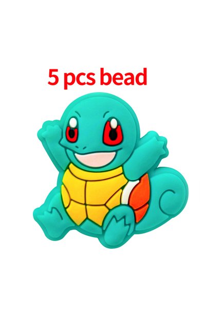 Choice 5pcs bead 5pcs Silicone Pacifier Chain Cartoon Beads Baby DIY Care Nip...