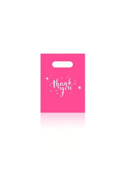 Choice 50PCS 30x40cm Rose red 30/50/100PCS Plastic Thank-You Bags with Handle...