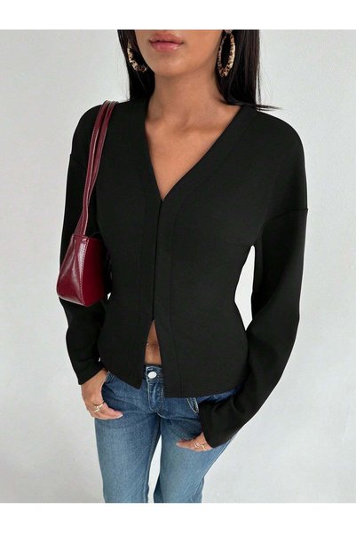 Sheya Cardigan, negru