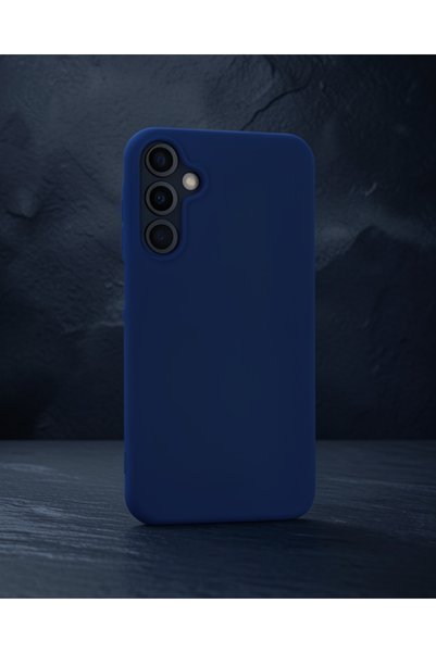 Generic Brand Samsung Galaxy A25 5g Case Nano Velvet Silicone Inside - Navy Blue
