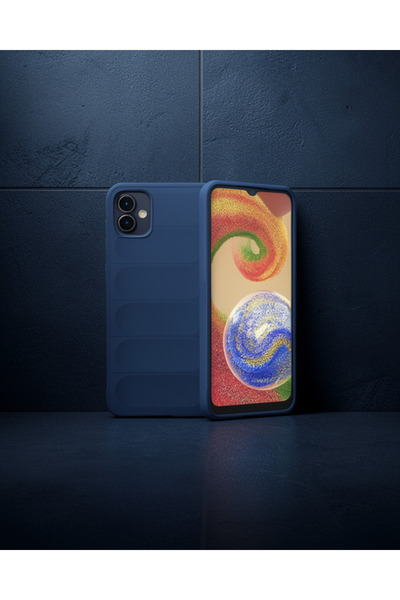 Generic Brand Samsung Galaxy A04E Case Optimum Silicone - Navy Blue