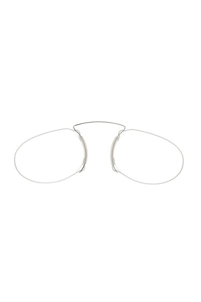 OEM Ochelari de citit fără ramă, retro, pătrați, +3.0 - Negru
