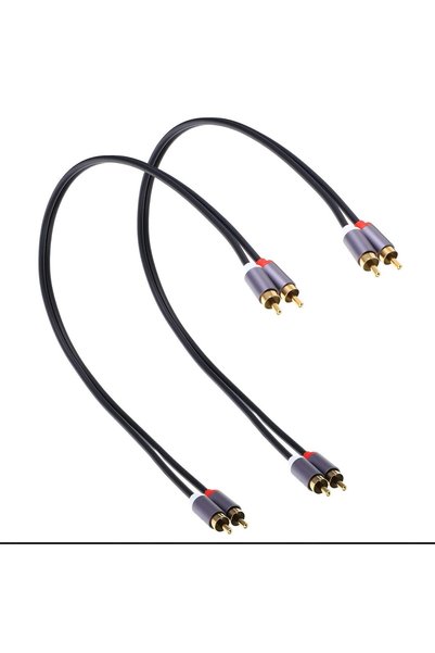 EXCEFORE RCA Audio Cable for Home Theater and Car Stereo Systems, 2 Male to 2...