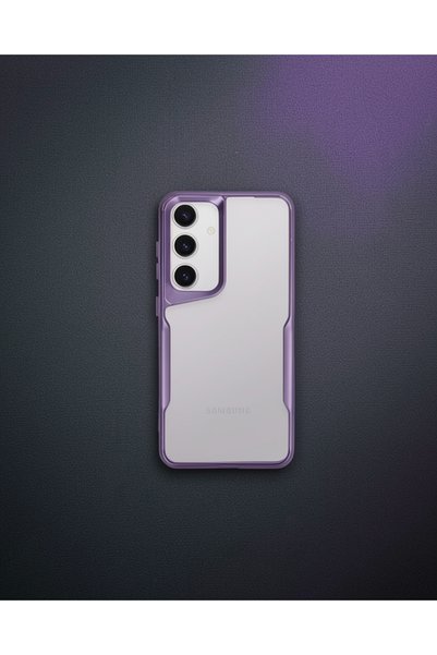 teknodayım Samsung Galaxy A14 4g Case Boyi Silicone Cover - Deep Purple