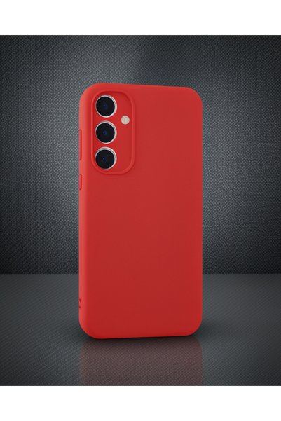 teknodayım Samsung Galaxy A15 4g Case First Silicone - Red