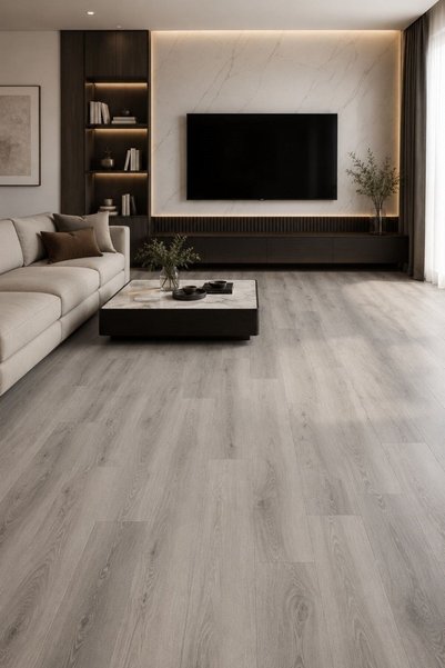 Dekonil SPC Parke Duman Meşe Desenli – Su Geçirmez Zemin Paneli 30,5*120 cm 2,9 m²