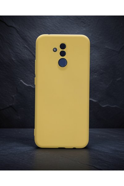 Generic Brand Huawei mate 20 lite case nano inner velvet silicone - yellow