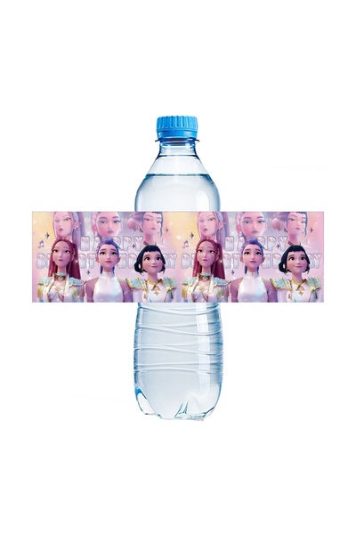Choice 30 قطعة من ملصقات زجاجات المياه ذاتية اللصق بتصميم أنيمي Kpop Demon Hu...