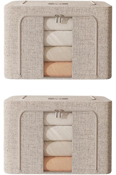 GENERAL Toriseek Clothes Storage Bins, Cloth Bags for Storage, 2 Pack Foldabl...