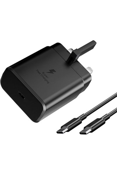 GENERAL شاحن من جيبوفو بمنفذ USB تايب-C متوافق مع سامسونج جالاكسي S25 و S24 و...