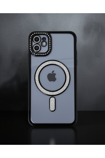 Generic Brand Apple iPhone 11 Case Joke Simli Magneticsafe Case - Black
