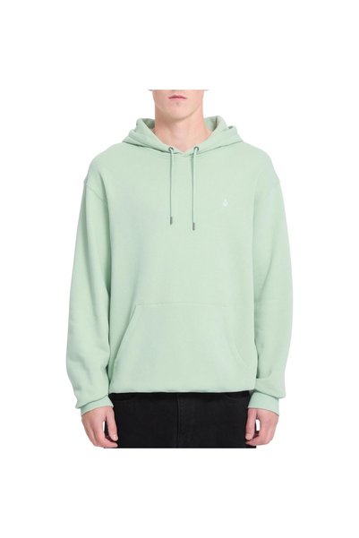 Volcom SINGLE STONE Φούτερ με κουκούλα πράσινο πάγου M