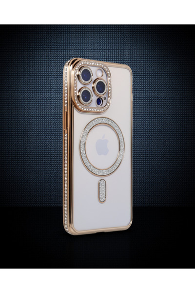 Generic Brand Apple iPhone 14 Pro Case Joke Silvery Magneticsafe Case - Gold