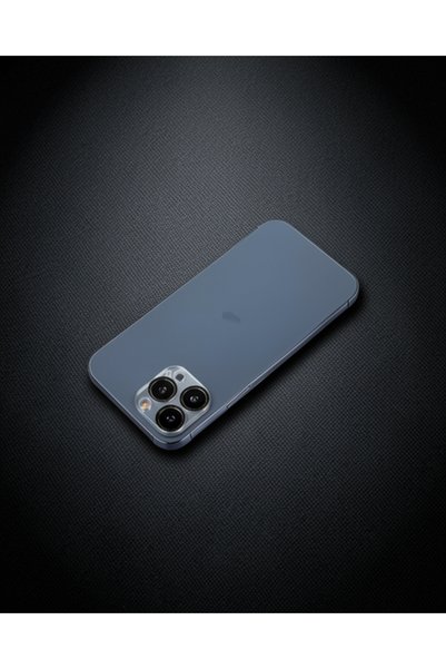 Generic Brand Apple iPhone 12 Pro Shine Camera Lens Protection Glass - Black