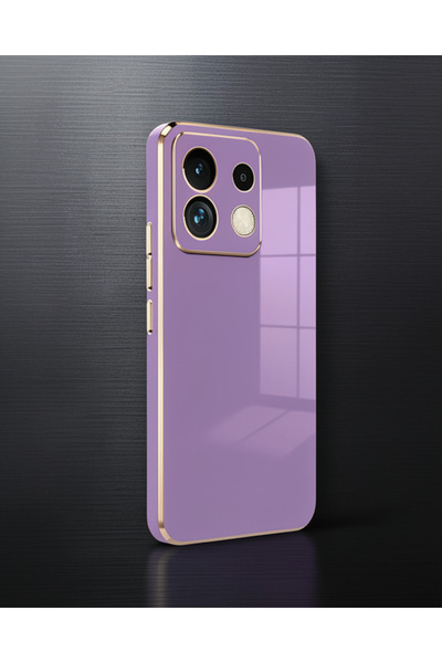 Generic Brand حافظة هاتف Xiaomi Redmi Note 13 5g من السيليكون - أرجواني