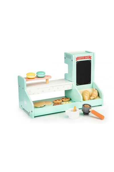 Ecotoys Παιδικό Ξύλινο Καφετέριακό για Παιδιά Άνω των 3 Ετών 42x20x28 εκ., 4442