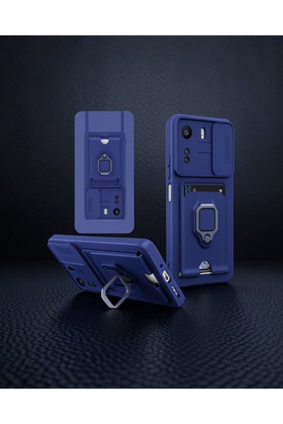 Generic Brand Xiaomi Redmi 13C Case Zuma Silicone with Ring and Business Card...