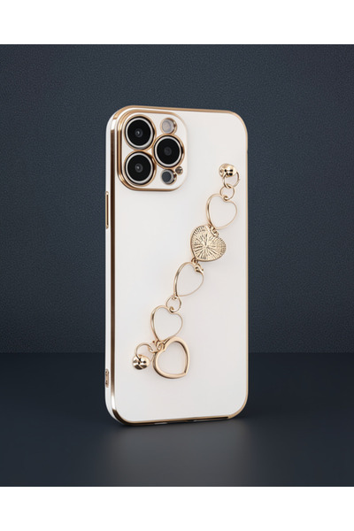 teknodayım Apple iPhone 13 Pro Case Esila Silicone - White