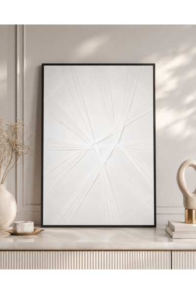 NO BRAND لوحة جدارية SHW-422 إطار أسود – 80×120 سم | موفن هوم