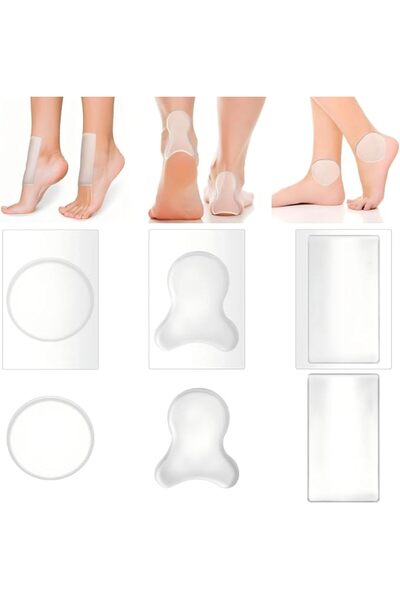 KASTWAVE Gel Ankle Pads, 6Pcs Soft Gel Discs Ankle Protectors for Shock Absor...