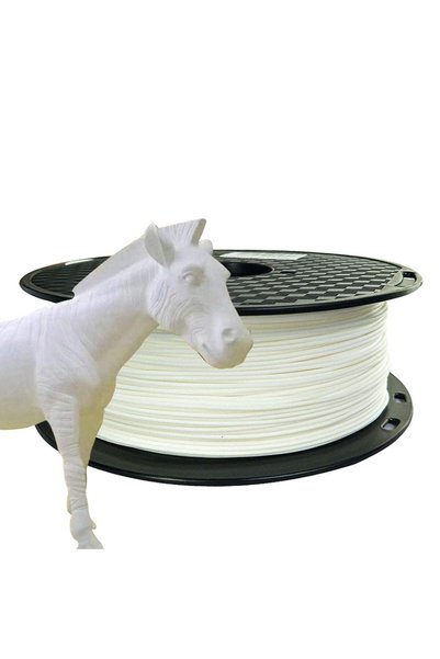 Generic خيط طباعة ثلاثية الأبعاد PLA+ أبيض، 1.75 مم، 1 كجم، خيط PLA Pro، خيط ...