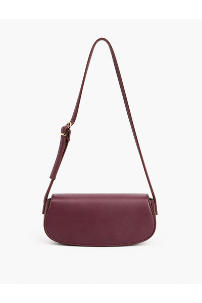 Koton Shoulder Bag with Strap and Metal Buckle