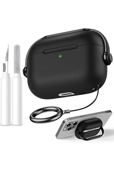 GENERAL غطاء حماية لسماعات Airpods Pro 3 [مع قفل أمان] [مع طقم تنظيف] [مع سلس...