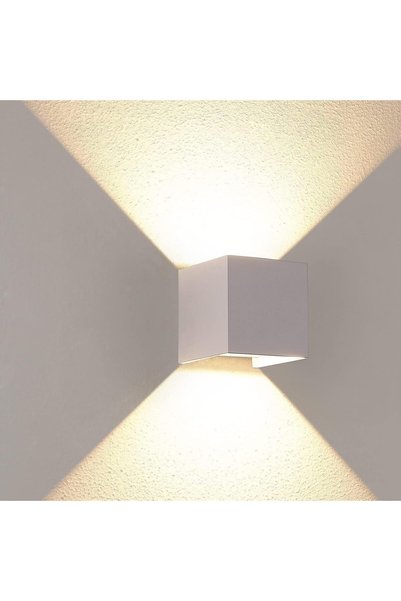 Aputue إضاءة جدارية LED، 12 واط، مربعة الشكل قابلة للتعديل، مقاومة للماء IP65...