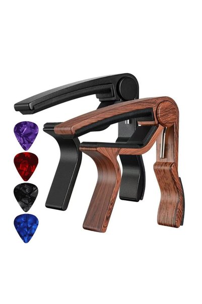 AQUAFALCON Effortless Key Changes with Premium Guitar Capo - Lightweight and ...