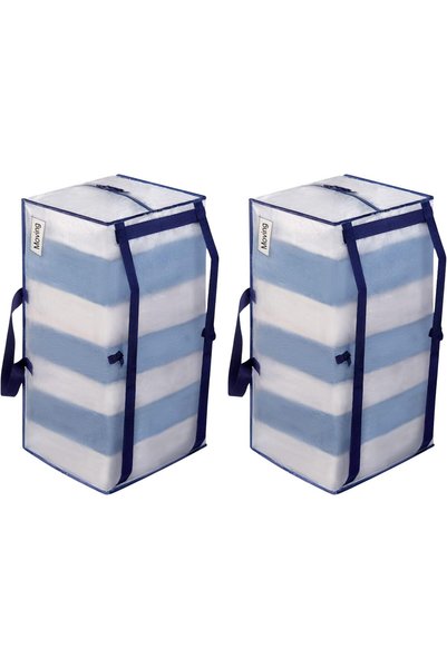 Generic 2 Pack Heavy-Duty Moving Bags Extra Large W/Backpack Straps, Moving H...