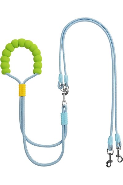 Generic Double Dog Leash for Two Dogs, No Tangle Hands-Free Walking Leash wit...