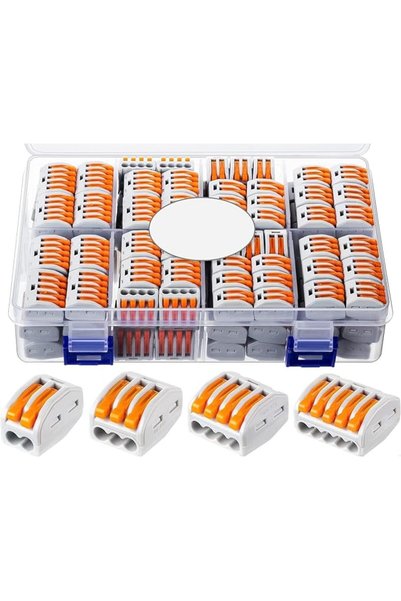 MAKINGTEC 141Pcs Lever Wire Connectors, Compact Splicing Conductor Connector ...