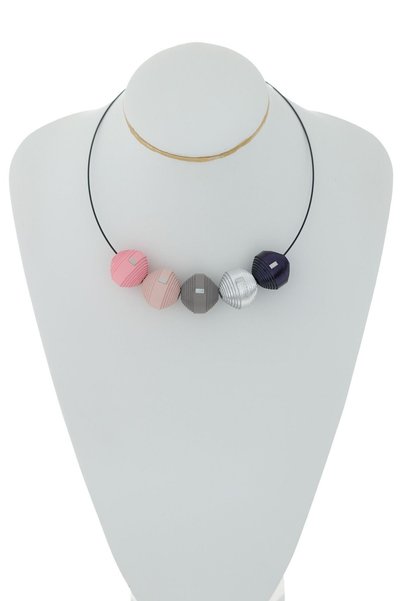 HAIArt Leatherbonbon (339) Leather necklace, Multicolor