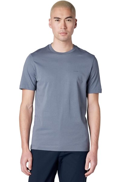 Generic mens Small Logo Cotton Crewneck T-shirt T-Shirt